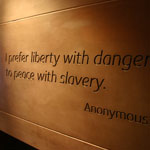 Detail taken from the Freedom Wall, International Slavery Museum