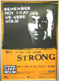 A photo of the poster for the International Slavery Museum