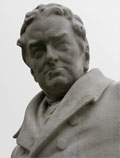 A photo of a statue of William Wilberforce