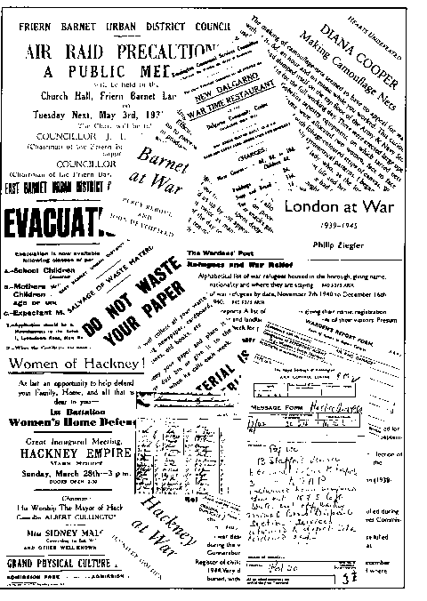 picture of collage of newspaper cuttings