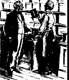 Fig. 3. picture of men in hat shop