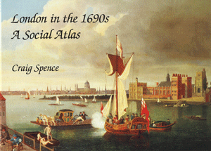 book cover-London in the 1690's: a social atlas