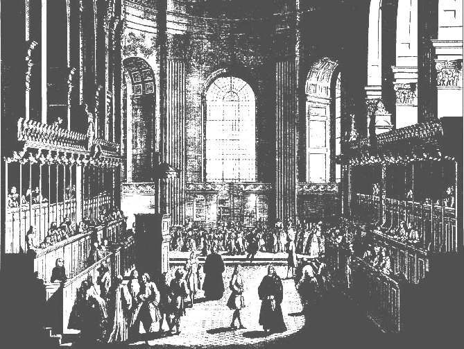 Fig. 5. J. Schley, 'La Communion des Anglicans à Saint Paul', 1734