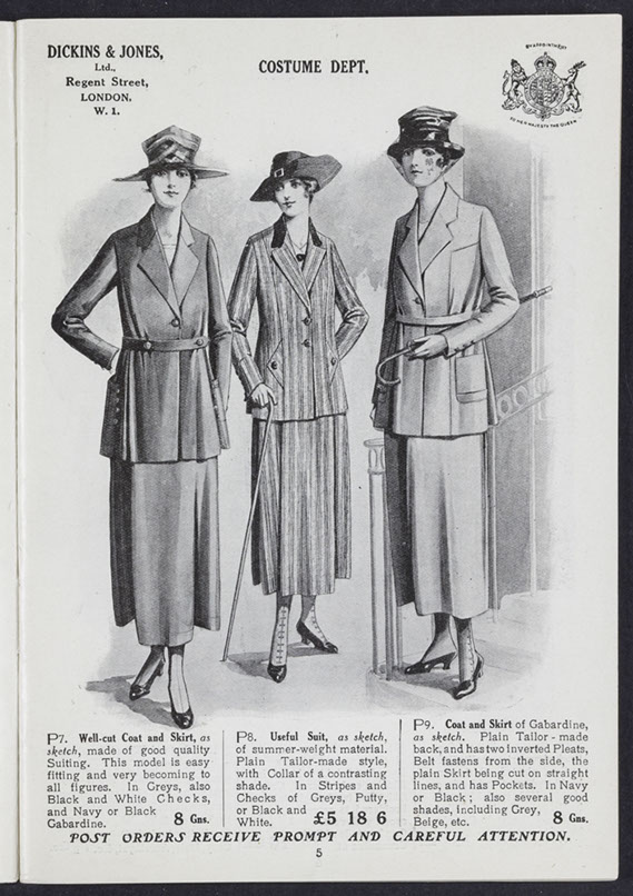 Dickins and Jones | Fashion and consumption in the First World War