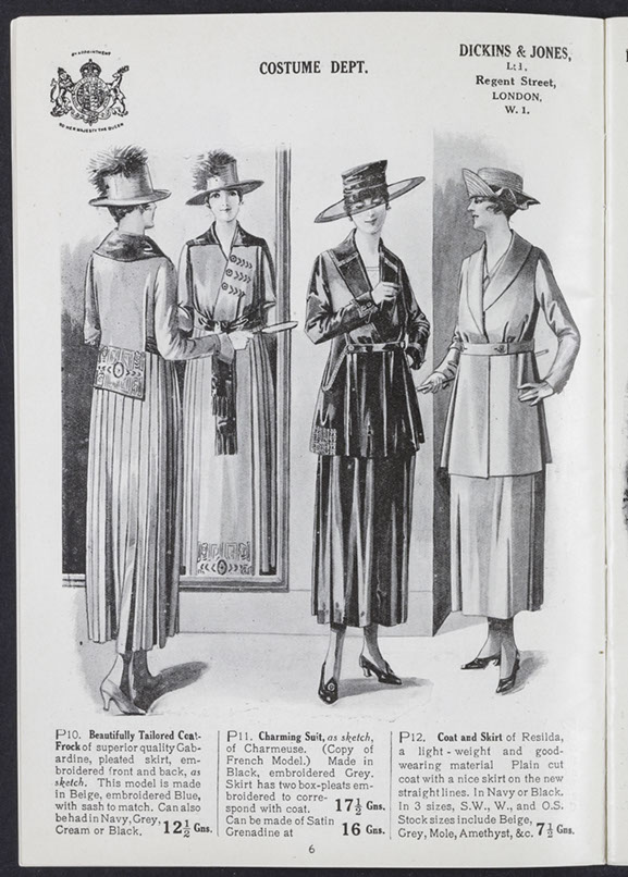 Dickins and Jones | Fashion and consumption in the First World War
