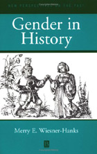 Book cover: Gender in History