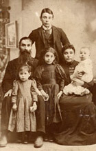 A photograph of a  Jewish immigrant family in Maine