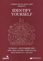 A flyer for a workshop called 'Identify Yourself'