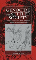 Book cover: Genocide and Settler Society
