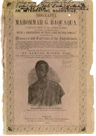Title page of the autobiography of a slave from Benin