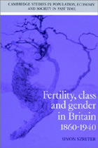 Book cover: Fertility, Class and Gender in Britain