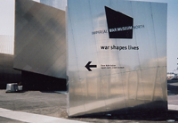 Imperial War Museum North - entrance sign
