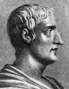 A portrait of the Roman historian Tacitus