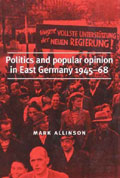 Book cover: Politics and Popular Opinion in East Germany