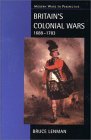 Book cover: British Colonial Wars 1688-1783