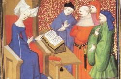 Christine de Pizan's cathedra