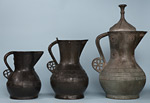 A photograph three jugs