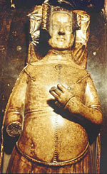 A photo of the effigy of Philippa of Hainault