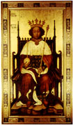 Richard II portrait in Westminster Abbey