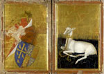 The back of the Wilton Diptych